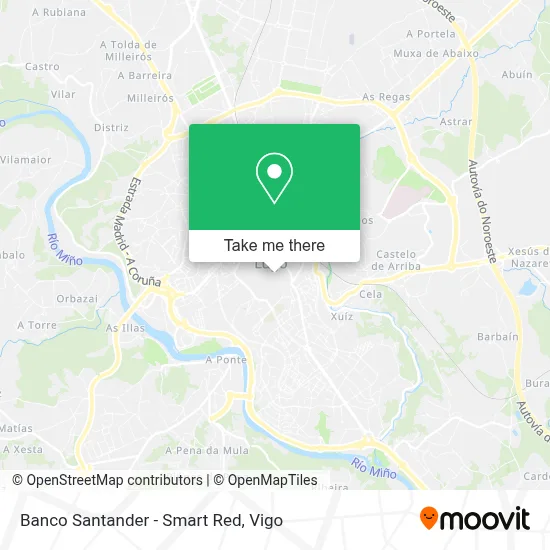 Banco Santander - Smart Red map