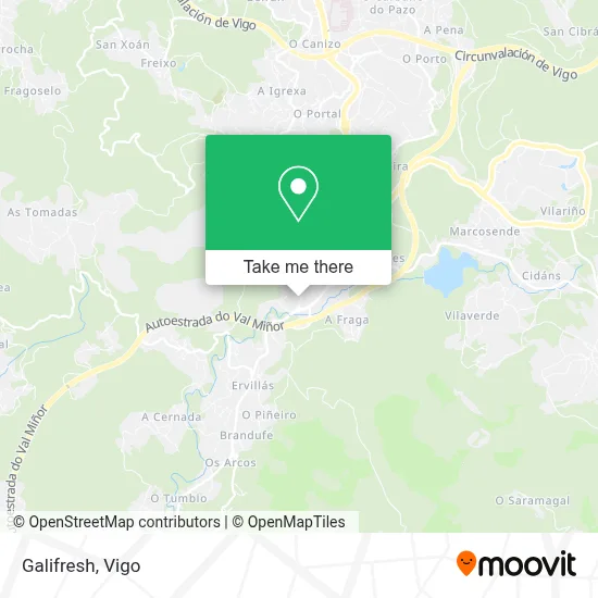 Galifresh map