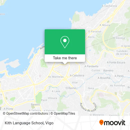 mapa Kith Language School