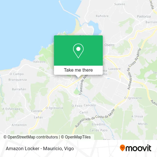 Amazon Locker - Mauricio map