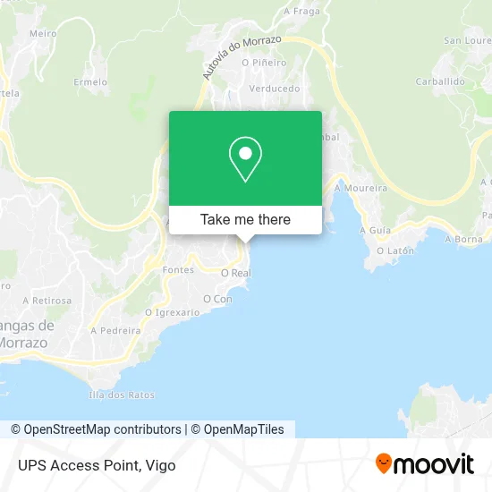 mapa Ups Access Point