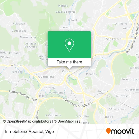 Inmobiliaria Apóstol map