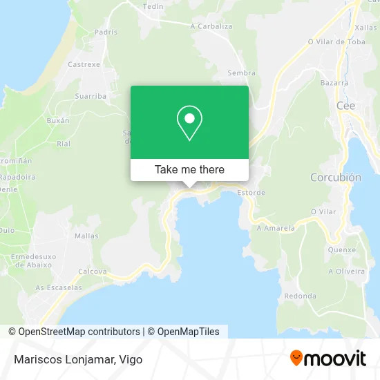 Mariscos Lonjamar map