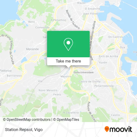 Station Repsol map