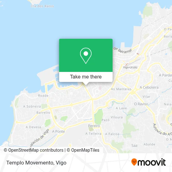 Templo Movemento map