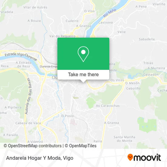 Andarela Hogar Y Moda map