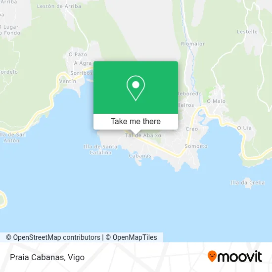 Praia Cabanas map