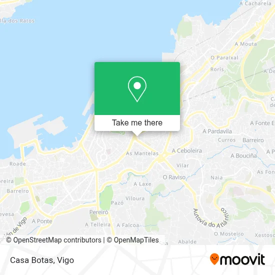 Casa Botas map