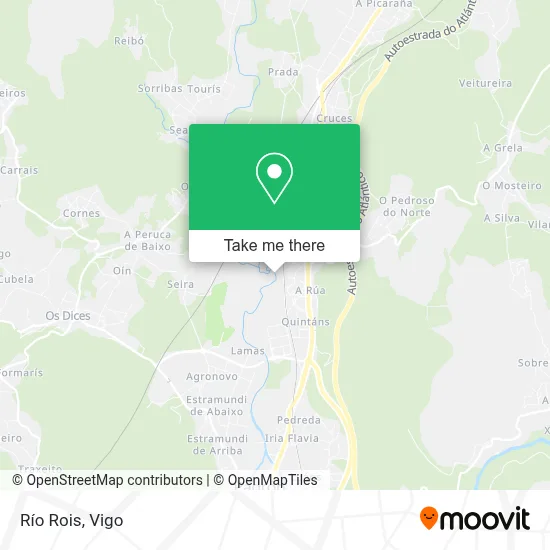 Río Rois map