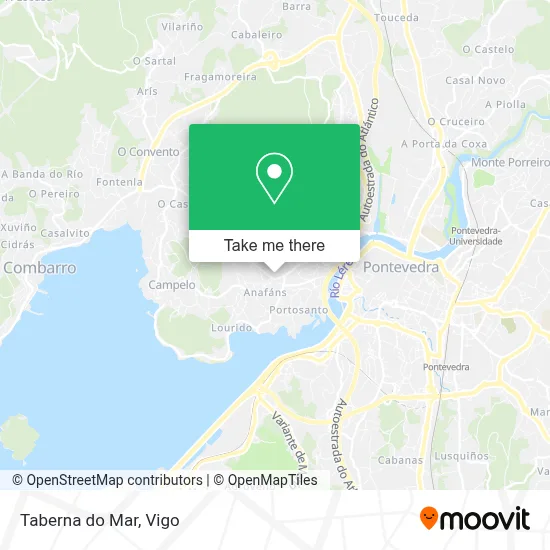 Taberna do Mar map