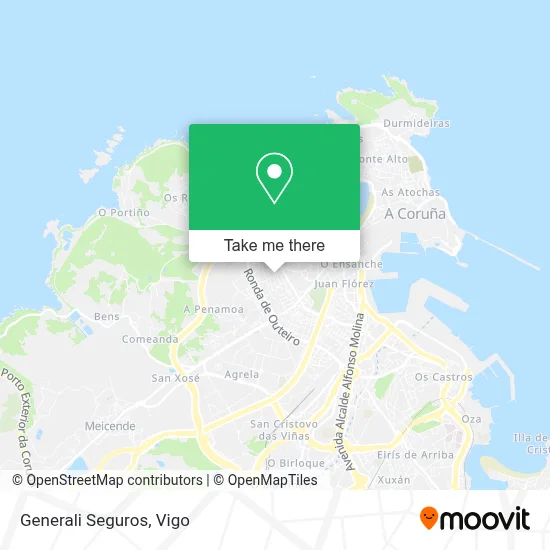 Generali Seguros map