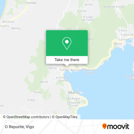 O Repunte map