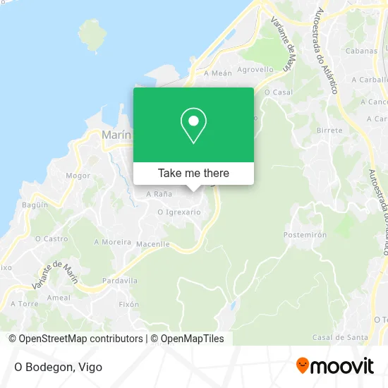 O Bodegon map