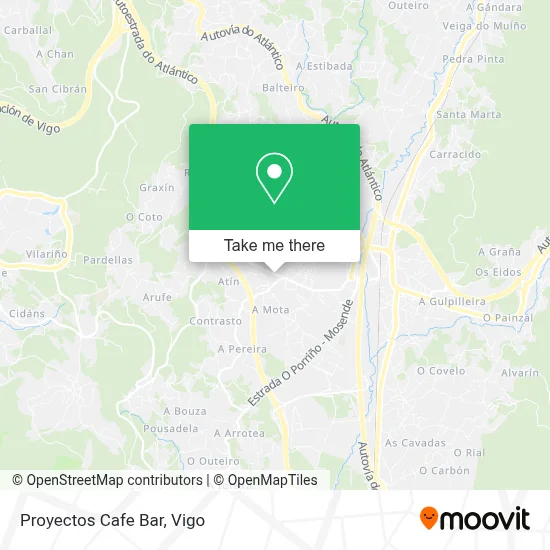 Proyectos Cafe Bar map