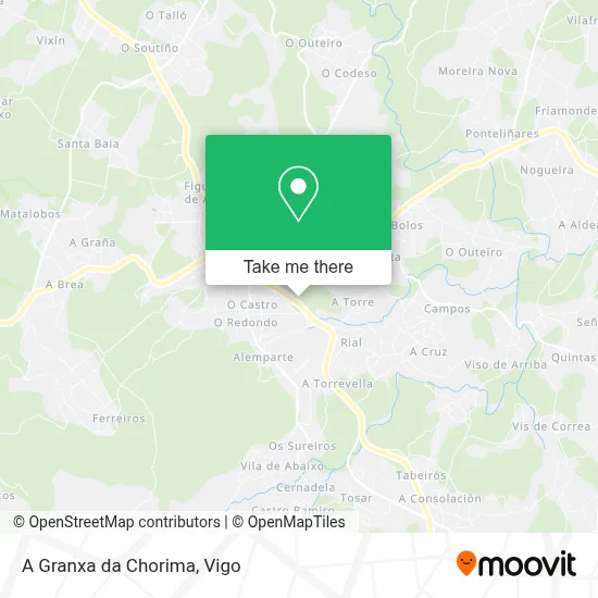 A Granxa da Chorima map