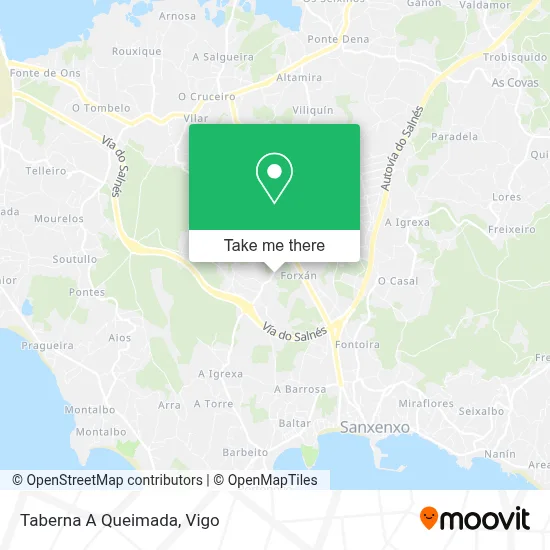 Taberna A Queimada map