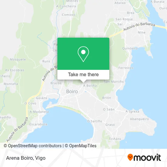 Arena Boiro map