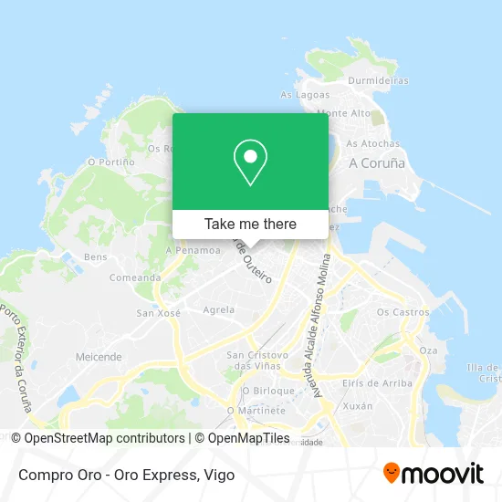 Compro Oro - Oro Express map