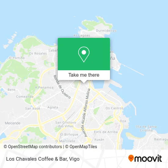 mapa Los Chavales Coffee & Bar