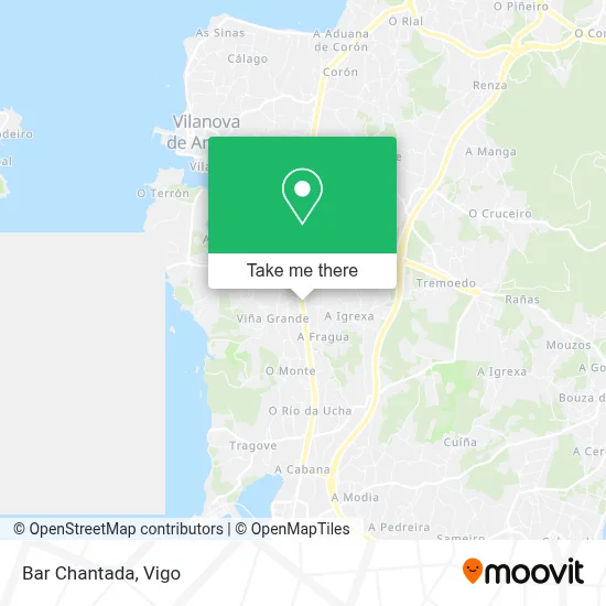 Bar Chantada map