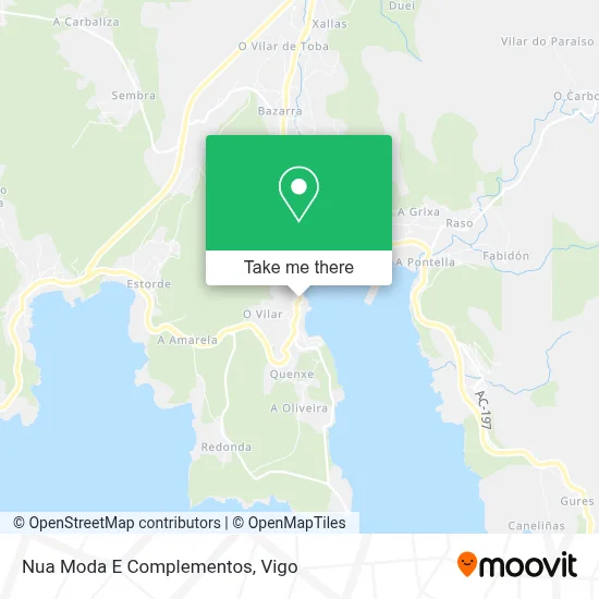 mapa Nua Moda E Complementos
