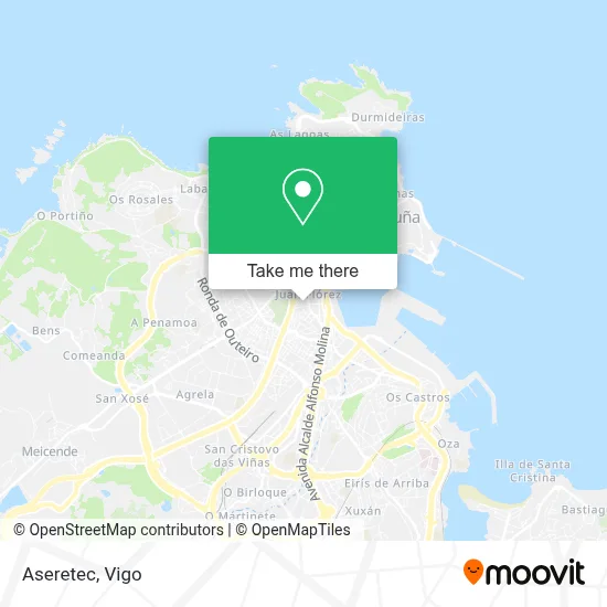 Aseretec map