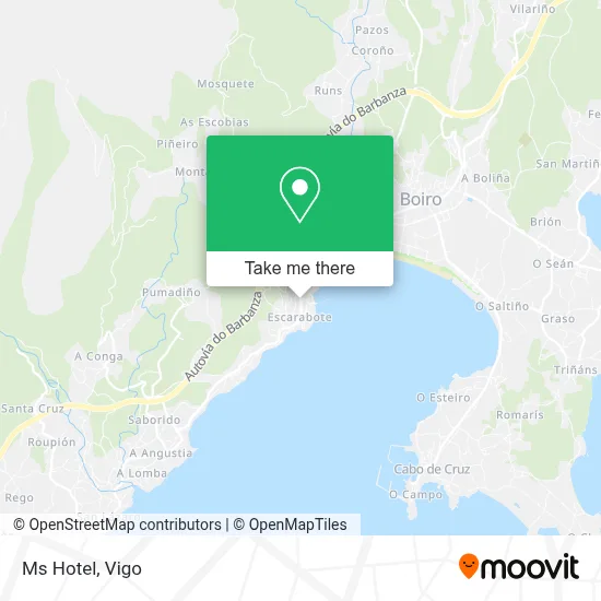 Ms Hotel map