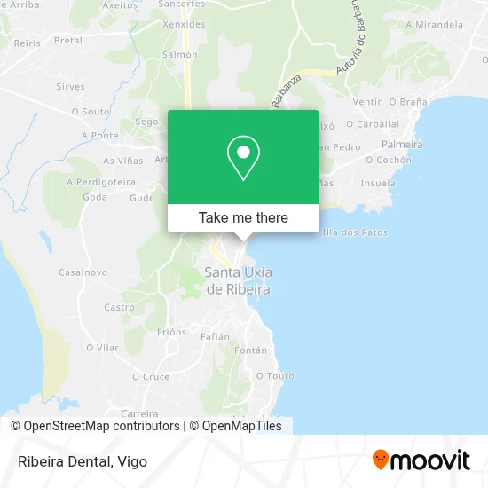 Ribeira Dental map