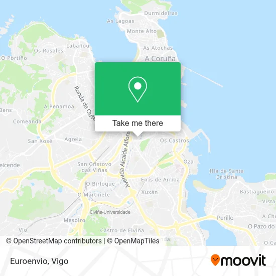 Euroenvio map