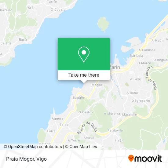 Praia Mogor map