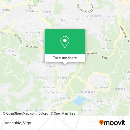 Vancubic map