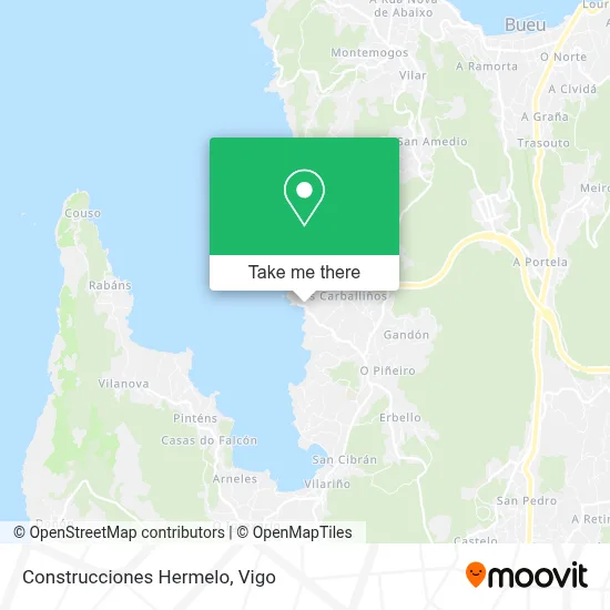 Construcciones  Hermelo map