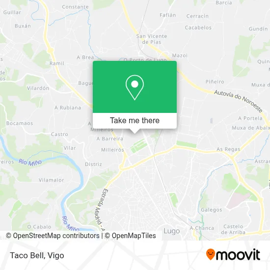 Taco Bell map