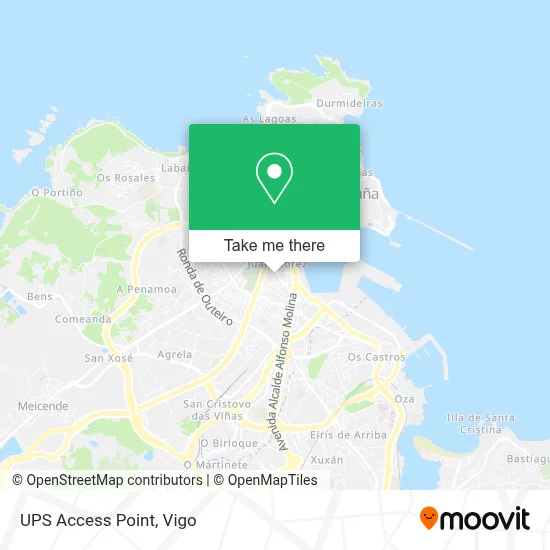 mapa Ups Access Point