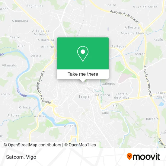 Satcom map