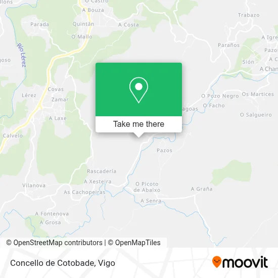 Concello de Cotobade map