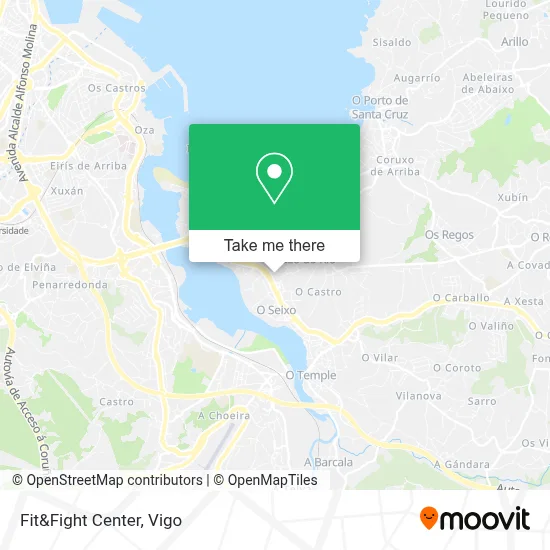 Fit&Fight Center map