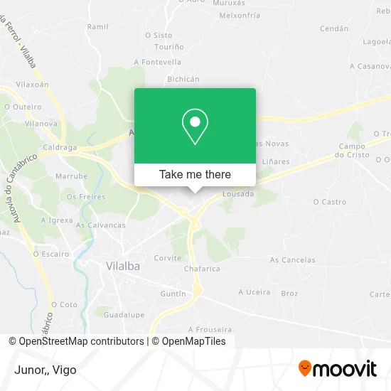 Junor, map