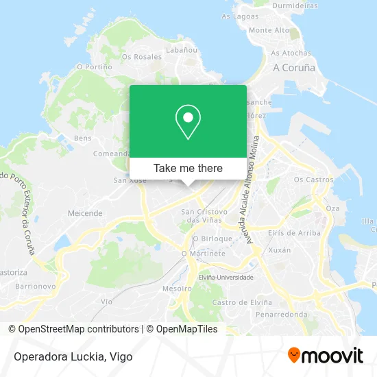 Operadora Luckia map