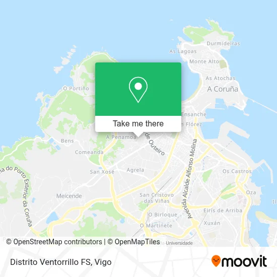 Distrito Ventorrillo FS map