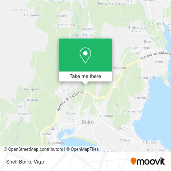 Shell Boiro map