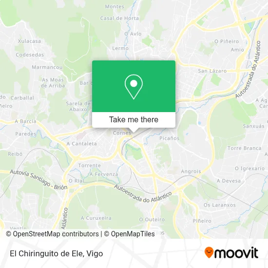El Chiringuito de Ele map
