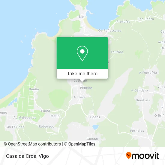 Casa da Croa map