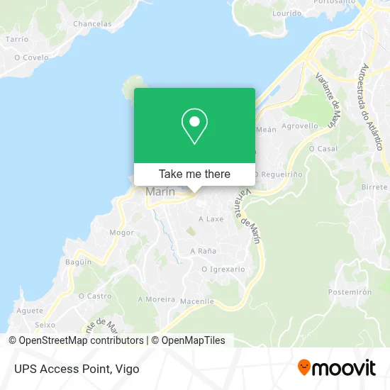 Ups Access Point map