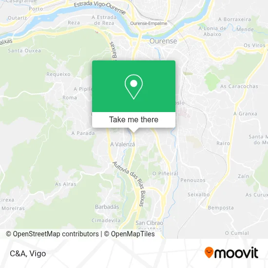 C&A map