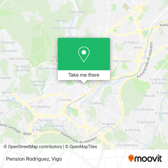 Pension Rodriguez map