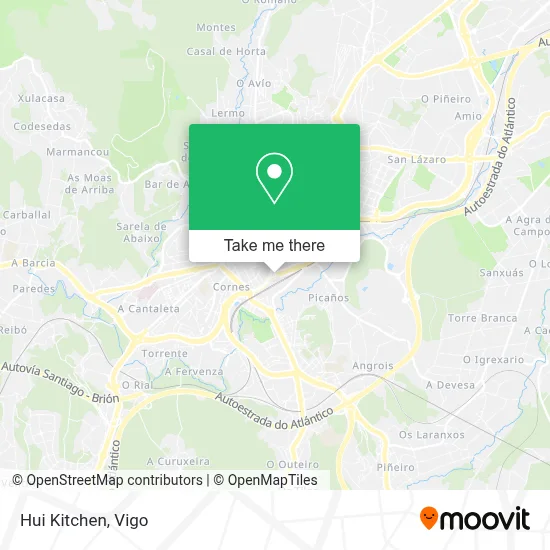 Hui Kitchen map