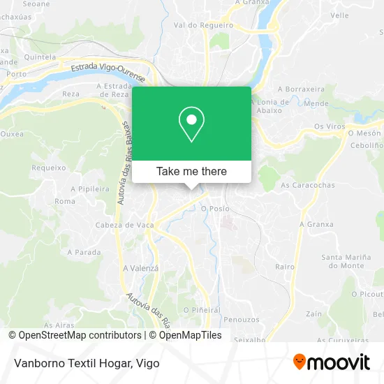 Vanborno Textil Hogar map