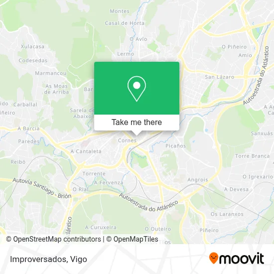 Improversados map