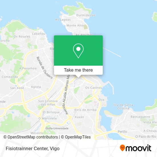 Fisiotrainner Center map